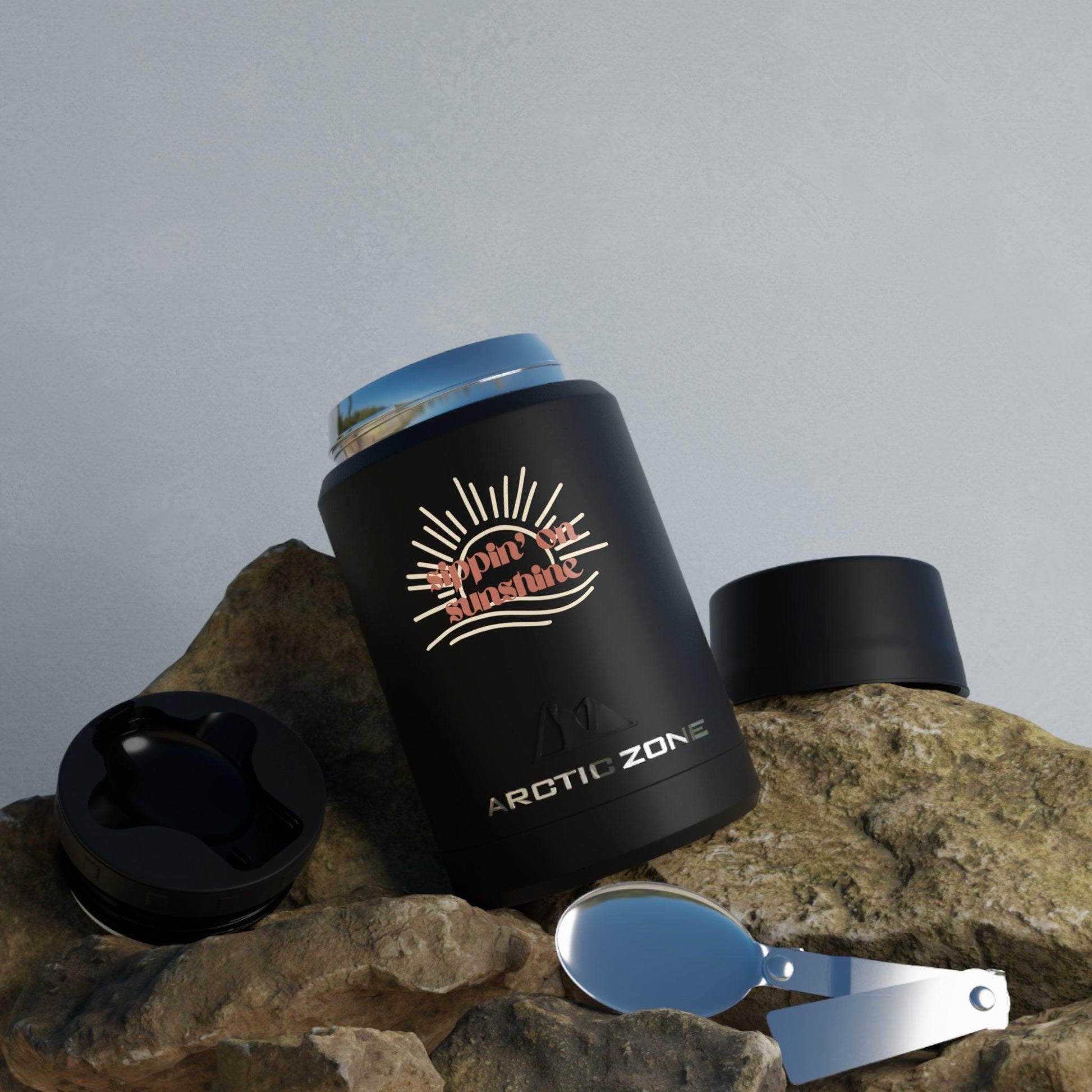 Sippin on Sunshine Insulated Cup & Spoon - Green Forest Furniture and Design