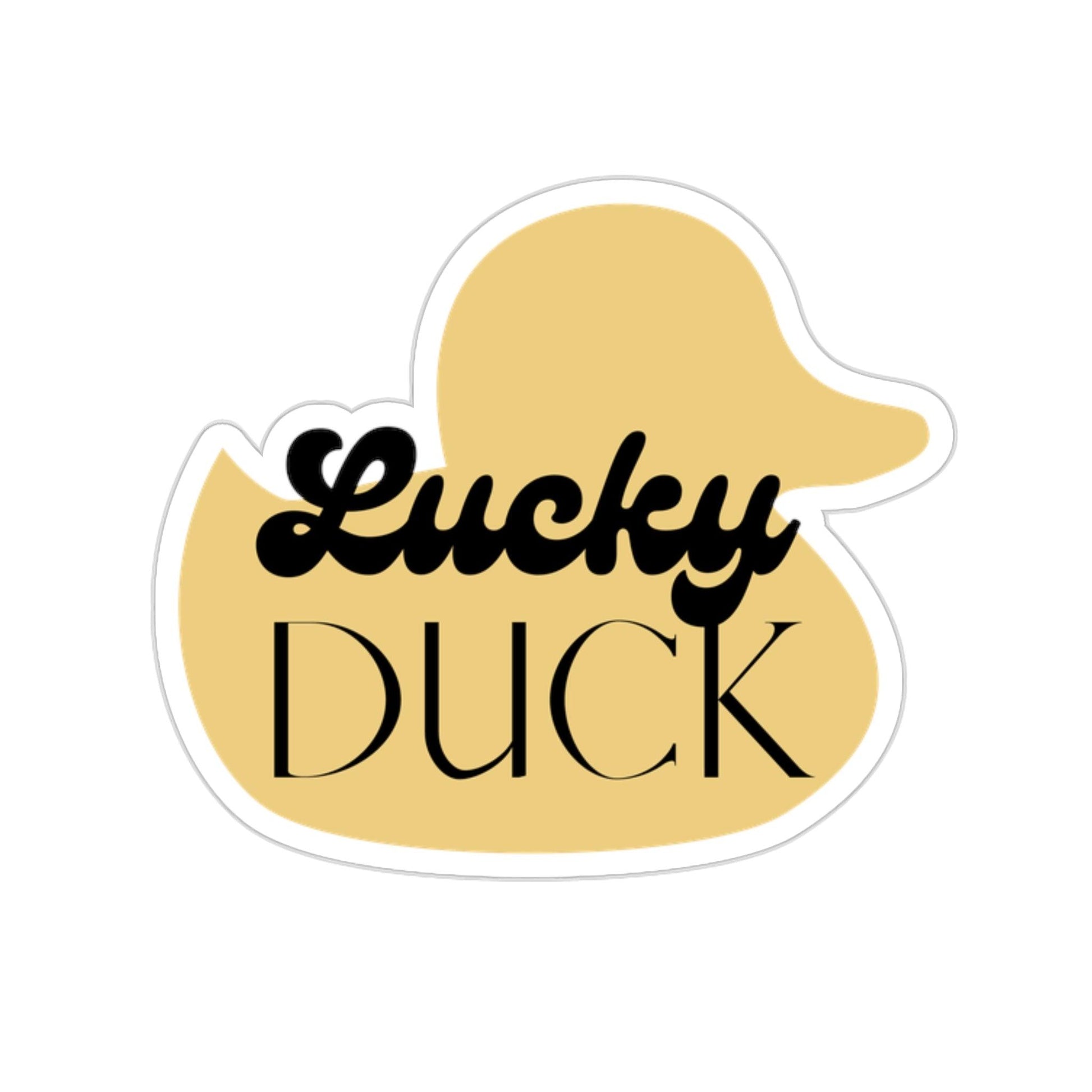 Lucky Duck Sticker - Green Forest Furniture and Design