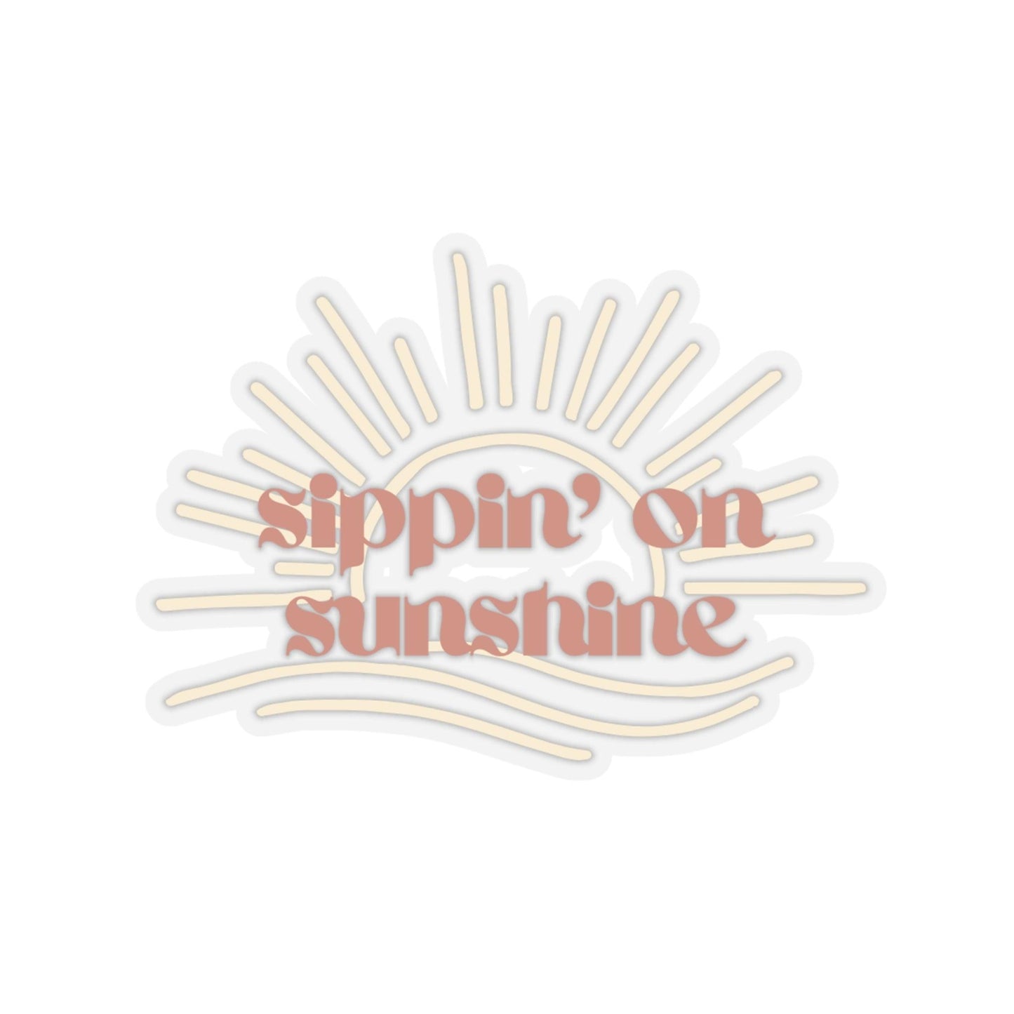 Sippin on Sunshine Sticker - Green Forest Furniture and Design