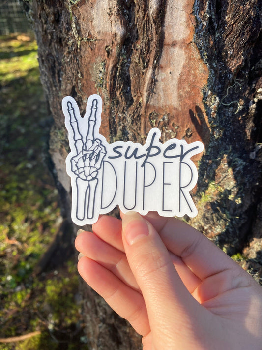 Limited Super Duper Sticker - Green Forest Furniture and Design