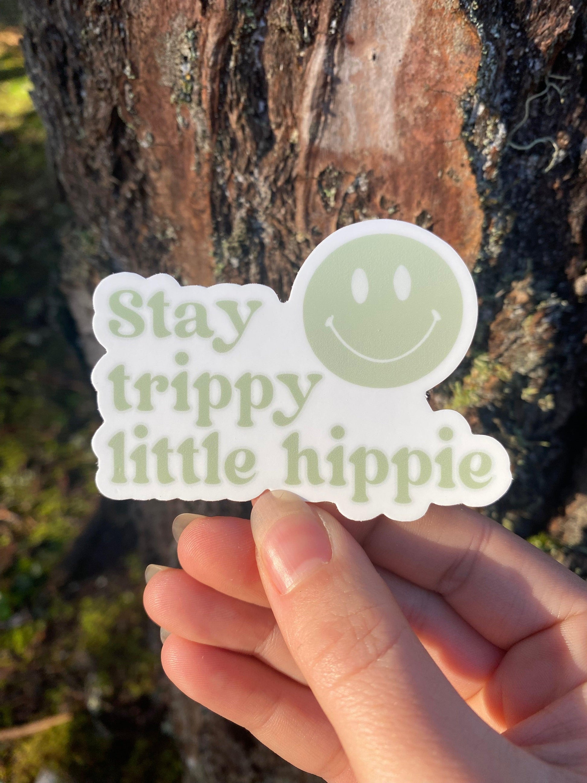 Limited Stay Trippy Sticker - Green Forest Furniture and Design