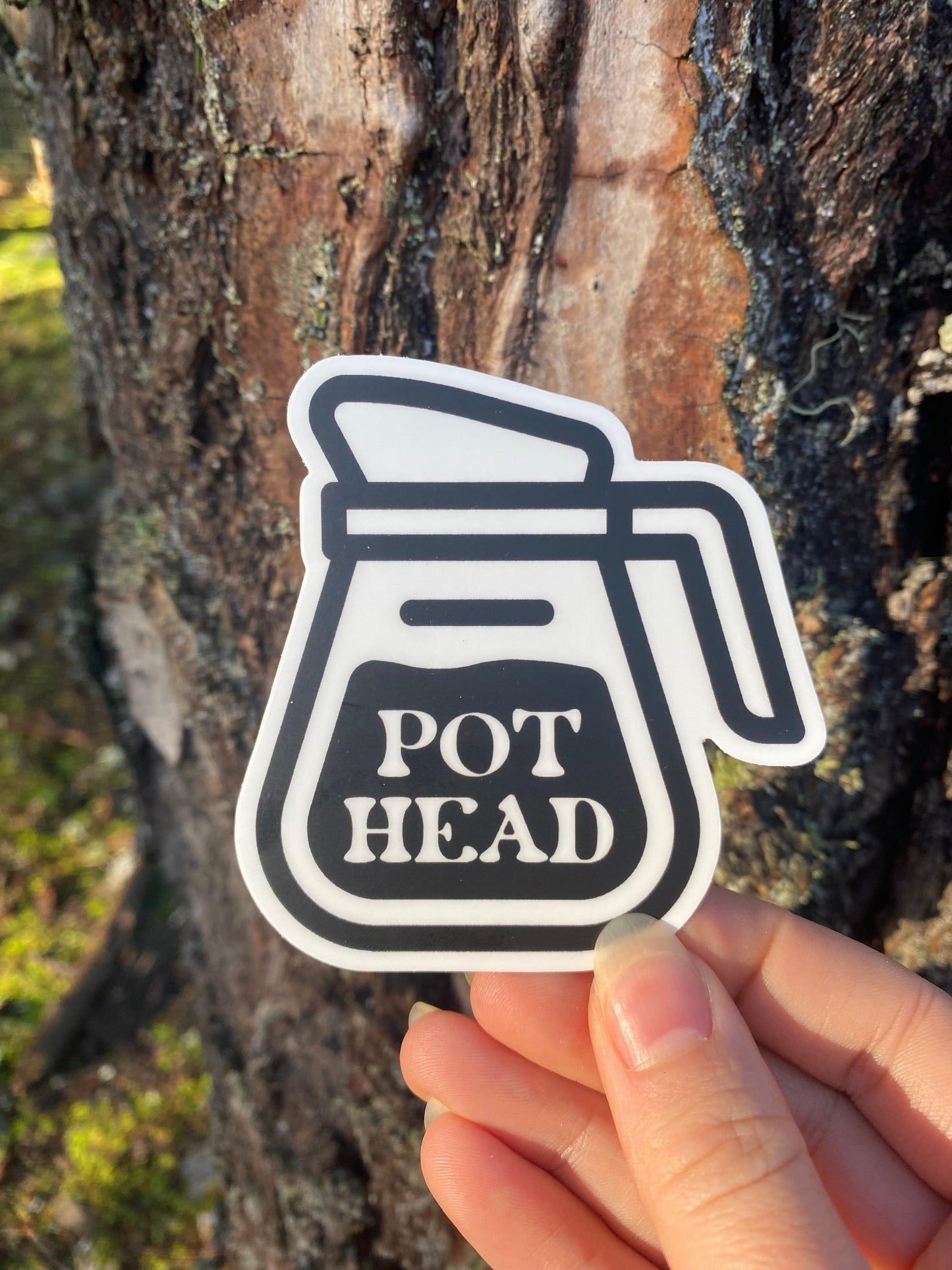 Limited Pot Head Sticker - Green Forest Furniture and Design