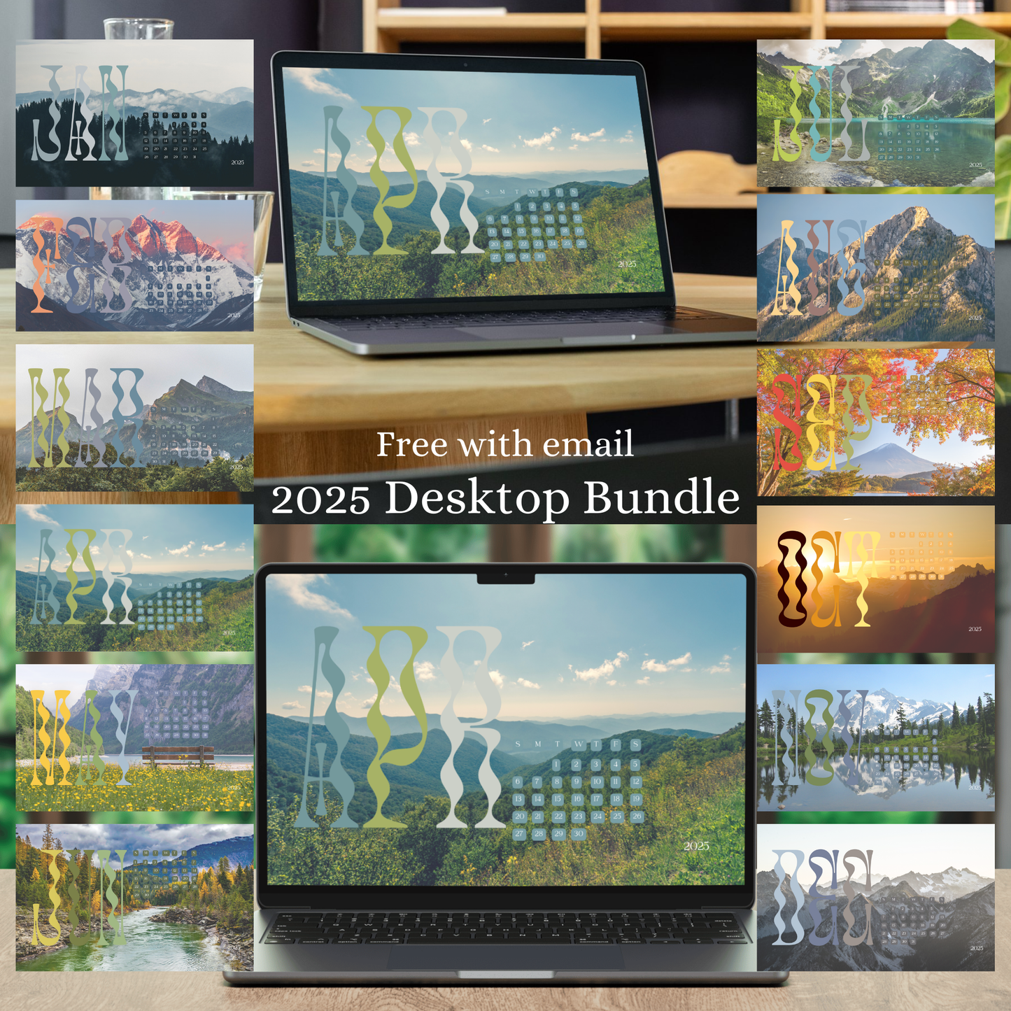 2025 Desktop Calendars