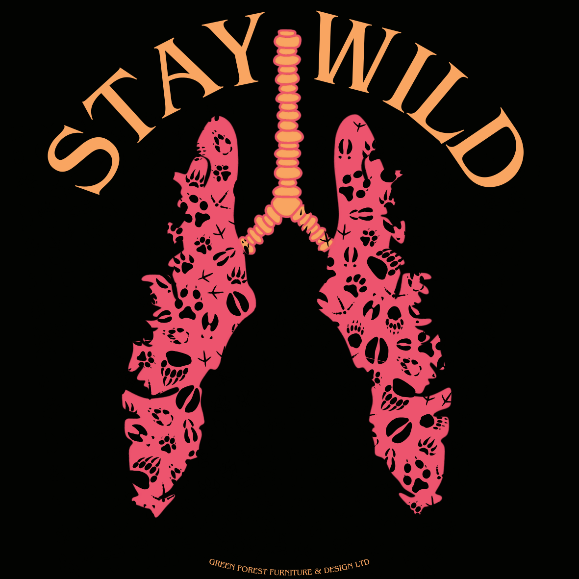 Stay Wild Circle Sticker